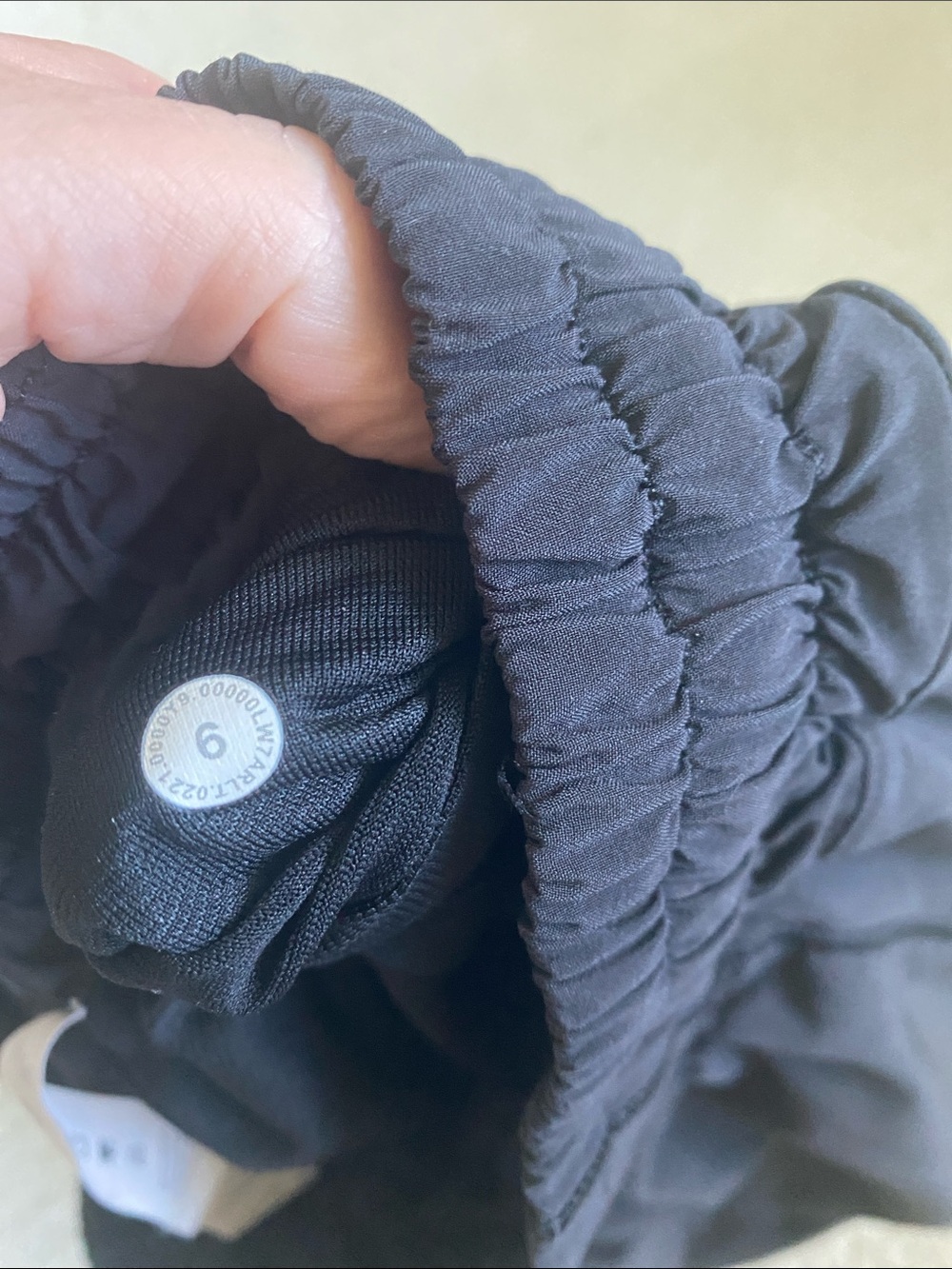 Lululemon black hotty hot shorts, 6T - Picture 5 of 5